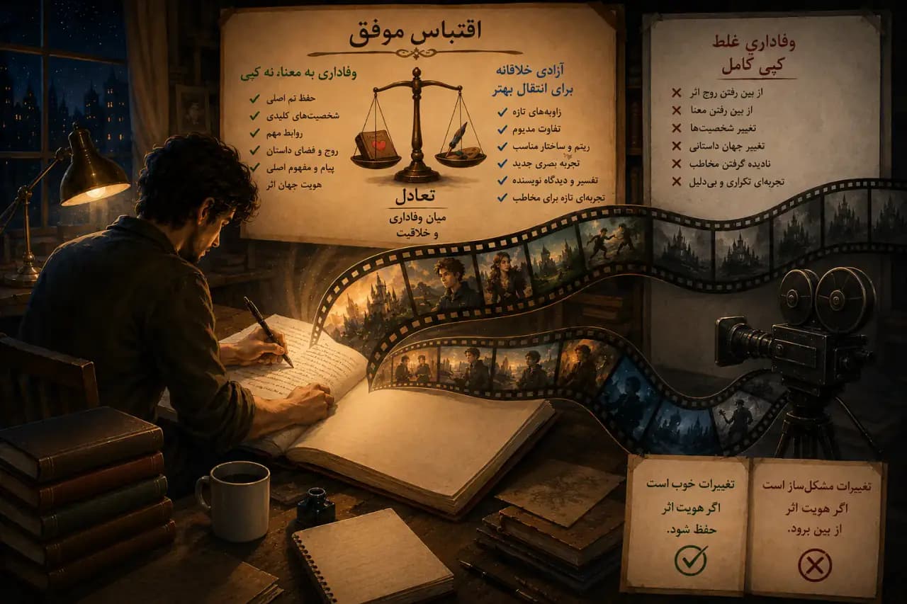 وفاداری یا بازآفرینی؟ نگاهی به ماهیت اقتباس در سینما